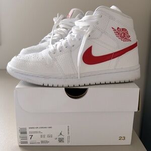 Jordan Women's Sneakers White and Red